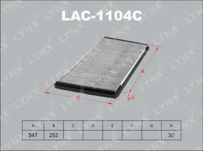 LYNXAUTO lac1104c -  Фильтр воздуха в салоне