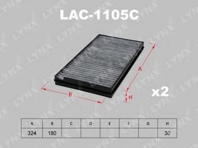 LYNXAUTO lac1105c -  Фильтр воздуха в салоне