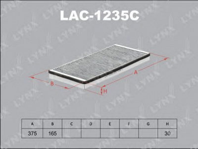 LYNXAUTO lac1235c -  Фильтр воздуха в салоне
