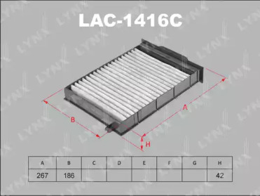 LYNXAUTO lac1416c -  Фильтр воздуха в салоне