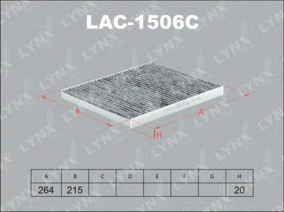 LYNXAUTO lac1506c -  Фильтр воздуха в салоне