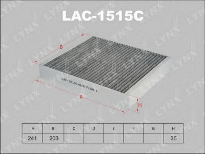 LYNXAUTO lac1515c -  Фильтр воздуха в салоне