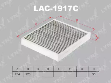 LYNXAUTO lac1917c -  Фильтр воздуха в салоне
