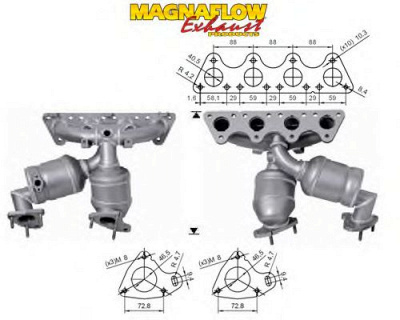 MAGNAFLOW 60202 -  Катализатор