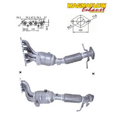 MAGNAFLOW 62501 -  Катализатор