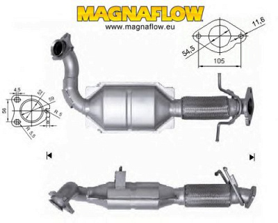 MAGNAFLOW 62507d -  Катализатор