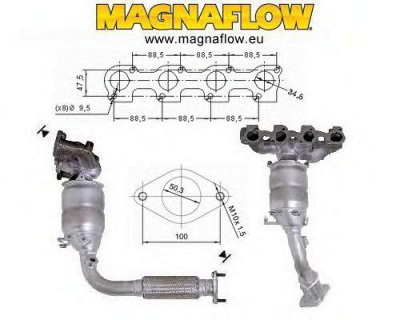 MAGNAFLOW 62517 -  Катализатор