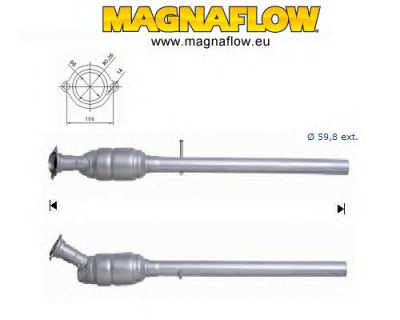 MAGNAFLOW 65008d -  Катализатор
