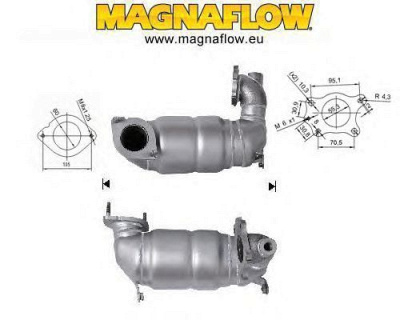 MAGNAFLOW 65605d -  Катализатор