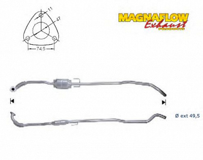 MAGNAFLOW 65808d -  Катализатор