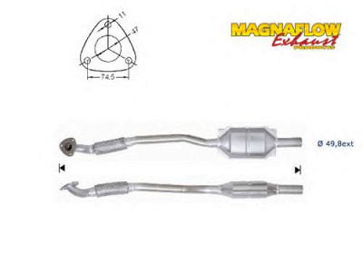 MAGNAFLOW 65810d - Катализатор