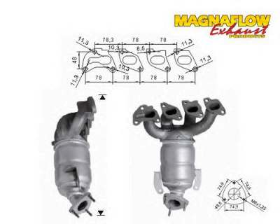 MAGNAFLOW 65812 - Катализатор