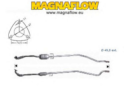 MAGNAFLOW 65814d -  Катализатор