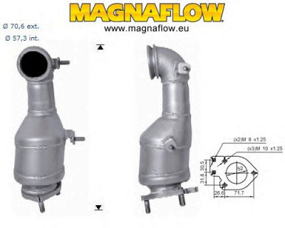 MAGNAFLOW 65816d -  Катализатор