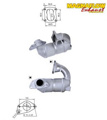 MAGNAFLOW 66301d -  Катализатор