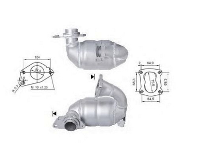 MAGNAFLOW 66314d -  Катализатор