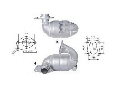 MAGNAFLOW 66317d -  Катализатор