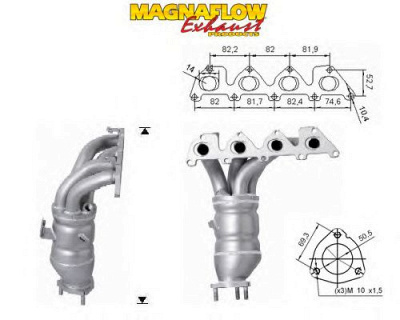 MAGNAFLOW 68812 -  Катализатор
