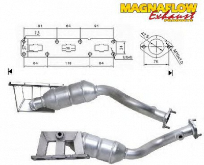 MAGNAFLOW 70614 -  Катализатор