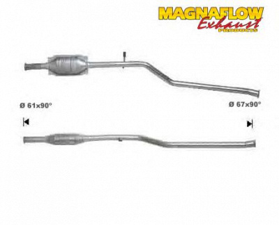 MAGNAFLOW 70924d -  Катализатор