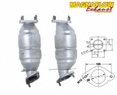 MAGNAFLOW 72501d -  Катализатор