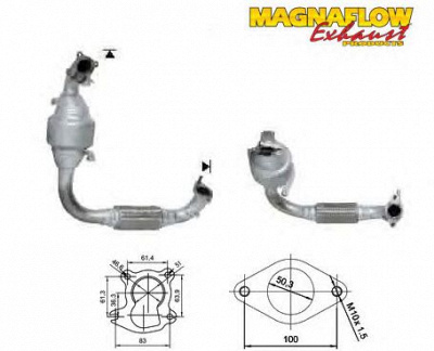 MAGNAFLOW 72503d -  Катализатор