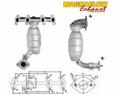 MAGNAFLOW 72508 -  Катализатор