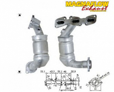 MAGNAFLOW 72512 -  Катализатор