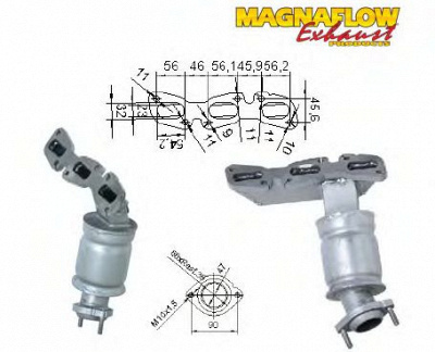 MAGNAFLOW 72513 -  Катализатор