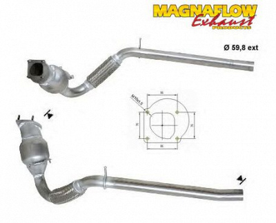 MAGNAFLOW 72519d -  Катализатор