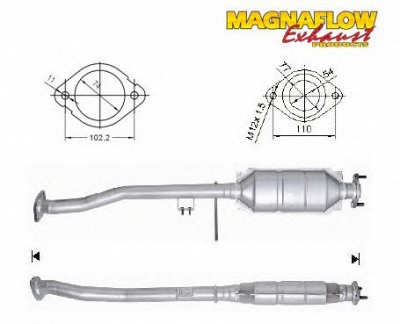 MAGNAFLOW 72526d -  Катализатор