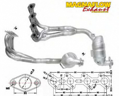 MAGNAFLOW 75002 -  Катализатор