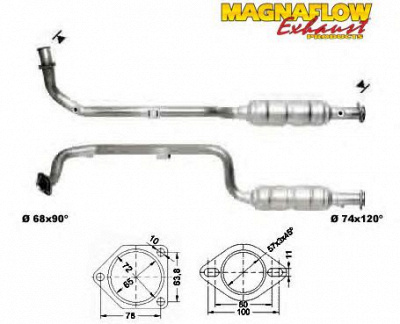 MAGNAFLOW 75003 -  Катализатор