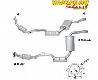 MAGNAFLOW 75012 -  Катализатор