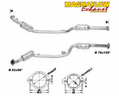 MAGNAFLOW 75014 -  Катализатор