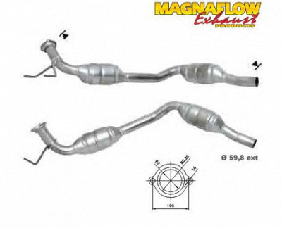 MAGNAFLOW 75021d -  Катализатор