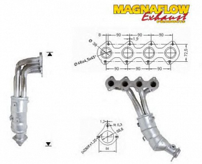 MAGNAFLOW 75030 -  Катализатор