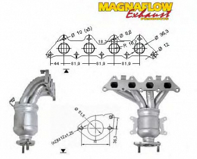 MAGNAFLOW 75407 -  Катализатор