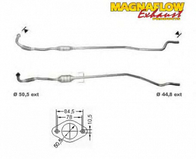 MAGNAFLOW 75802d -  Катализатор