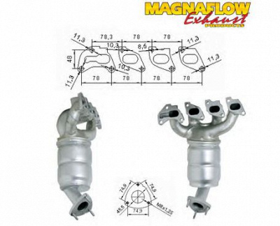 MAGNAFLOW 75807 -  Катализатор