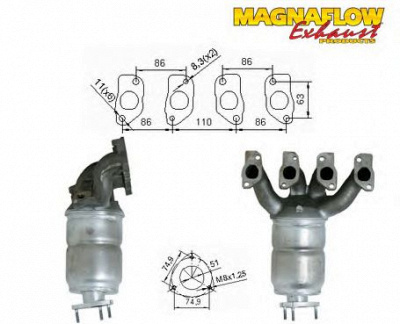 MAGNAFLOW 75809 -  Катализатор