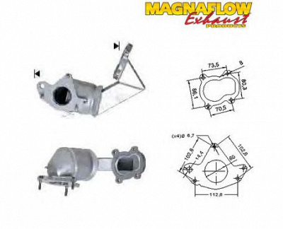 MAGNAFLOW 75820d -  Катализатор