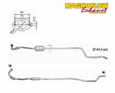 MAGNAFLOW 75832d -  Катализатор