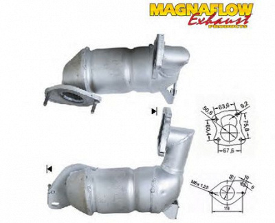 MAGNAFLOW 76303d -  Катализатор
