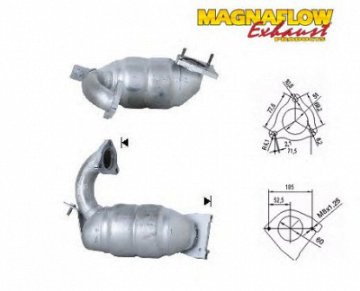 MAGNAFLOW 76304d -  Катализатор