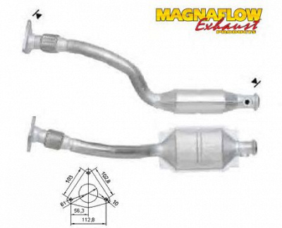 MAGNAFLOW 76314 -  Катализатор