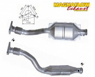 MAGNAFLOW 76348 -  Катализатор