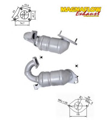 MAGNAFLOW 76353d - Катализатор