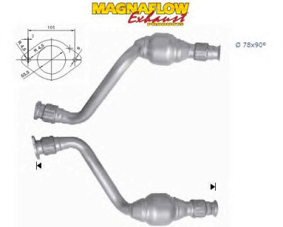 MAGNAFLOW 76358d -  Катализатор
