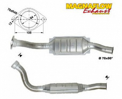 MAGNAFLOW 80966d -  Катализатор